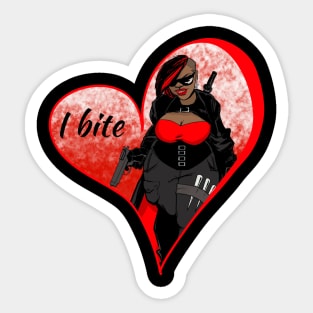 I Bite Sticker